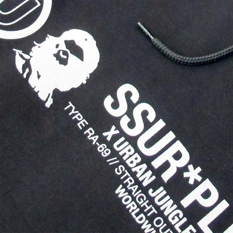 SSUR X UJ SSUR x UJ Hoodie Black S1FSS180001-D001