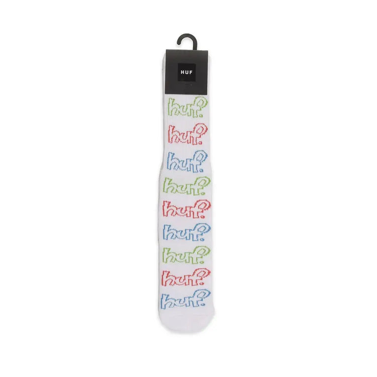 HUF Drop Out Sock White SK00641-WHITE