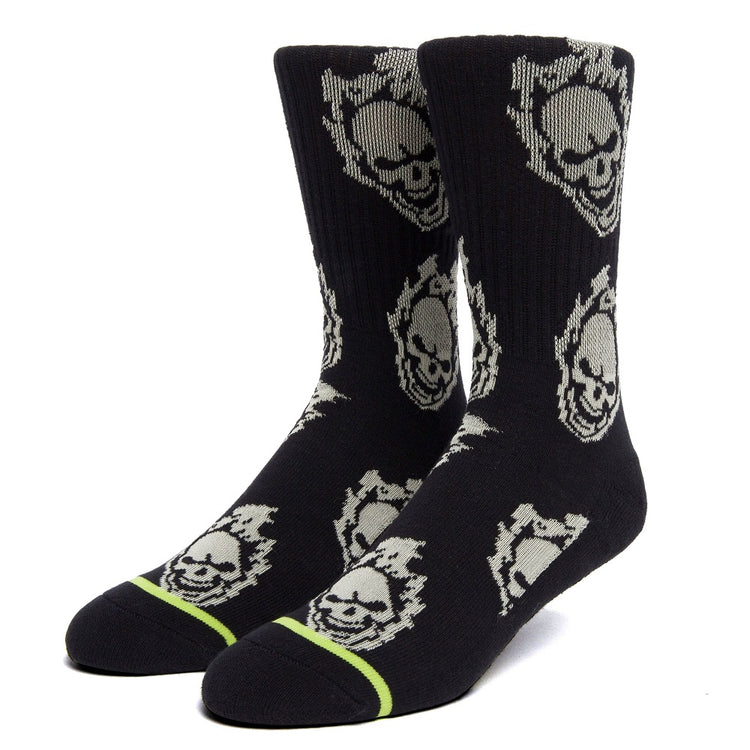 HUF Ghost Rider Socks Black SK00716-BLACK