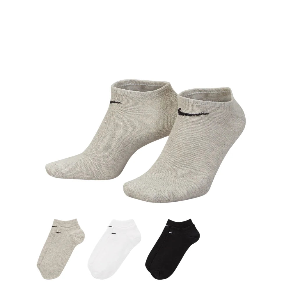 NIKE Lightweight Training No-Show Socks (3 Pairs) Multi SX2554-901