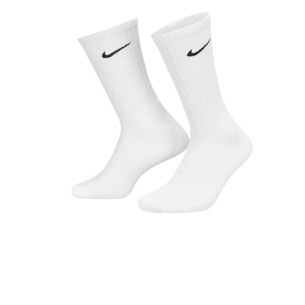 NIKE Cushioned Training Crew Socks (3 Pairs) White SX4508-101