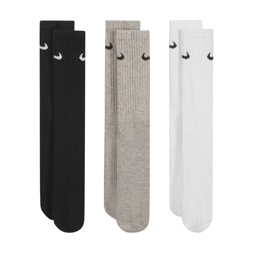 NIKE Cushioned Training Crew Socks (3 Pairs) Multi SX4508-965