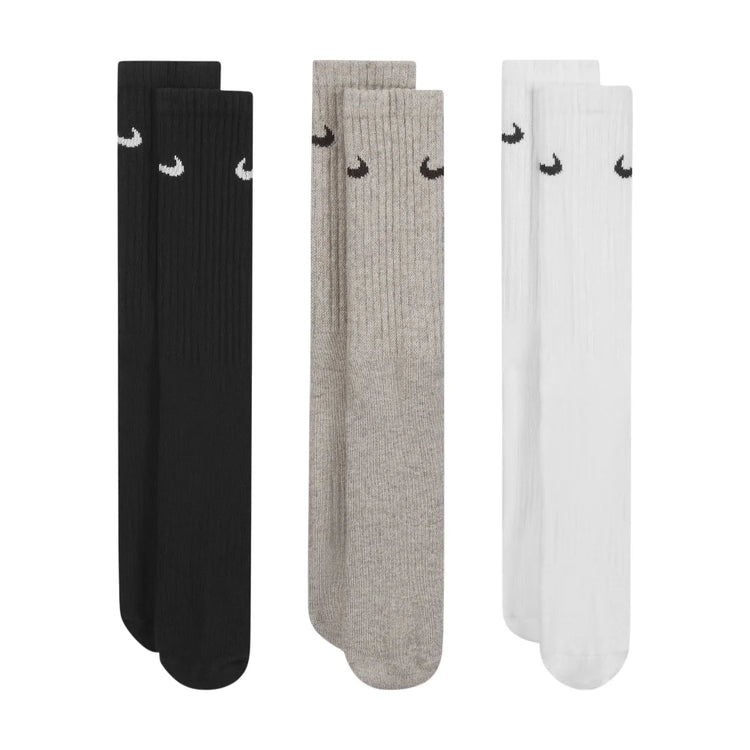 NIKE Cushioned Training Crew Socks (3 Pairs) Multi SX4508-965