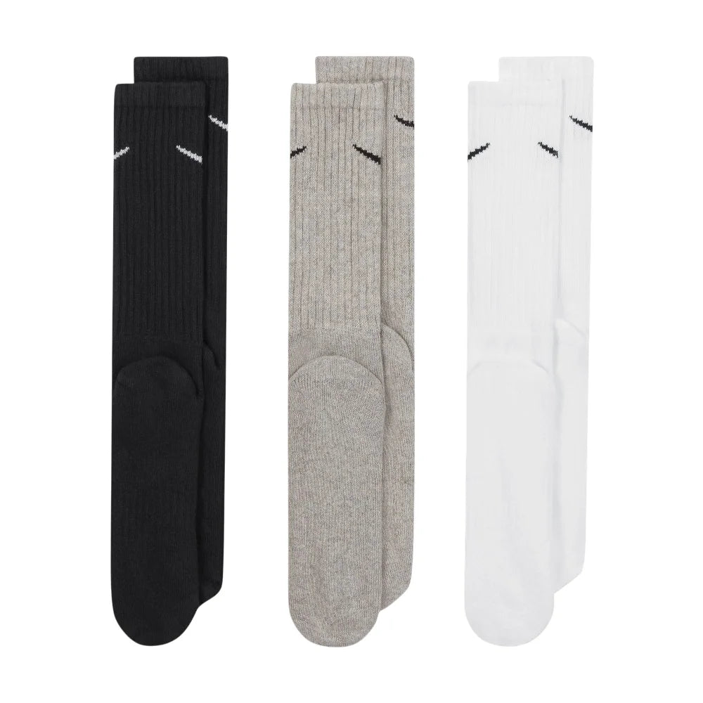 NIKE Cushioned Training Crew Socks (3 Pairs) Multi SX4508-965
