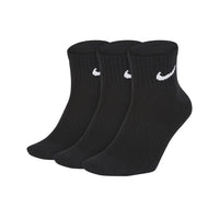 NIKE Training Ankle Everyday Lightweight Socks 3-Pack Black SX7677-010