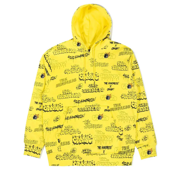 THE HUNDREDS Bomb Pullover Yellow T22F202022-Yellow