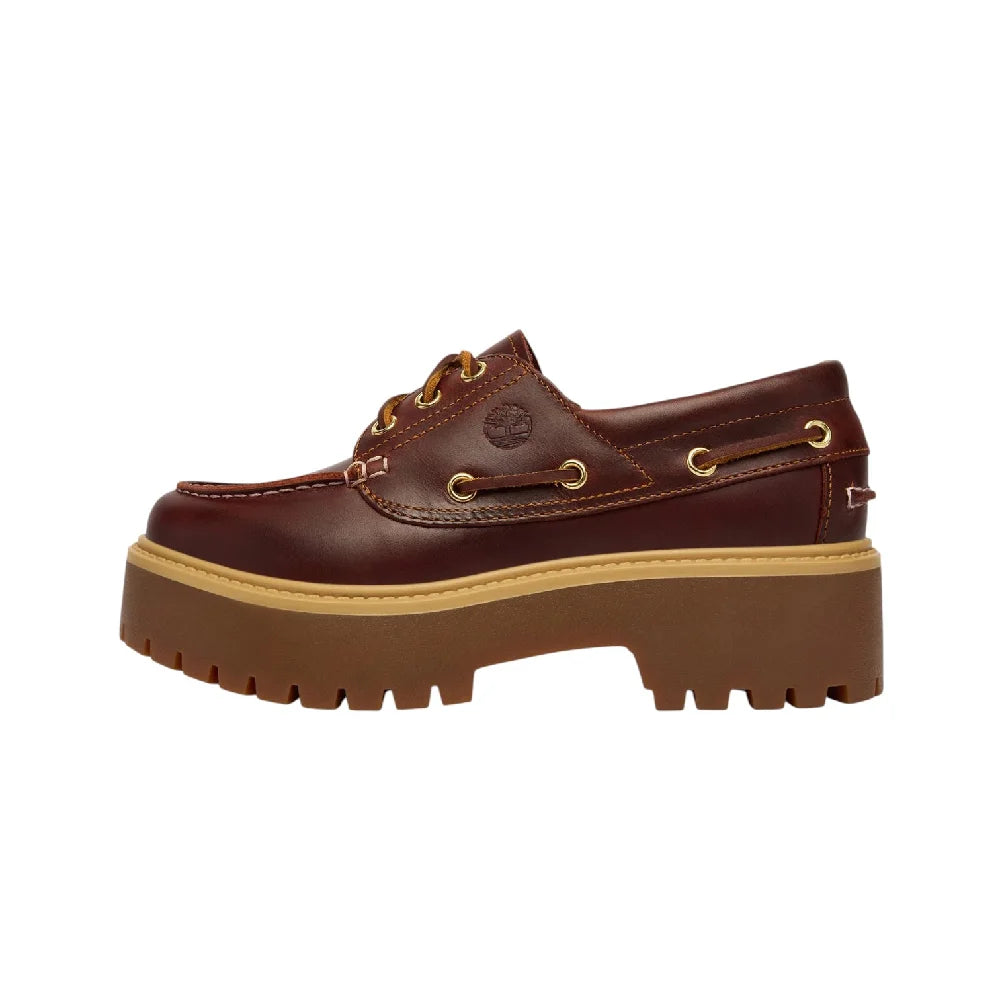 TIMBERLAND Chunky Loafers Stone Street Shoes Brown TB0A2QDMD571