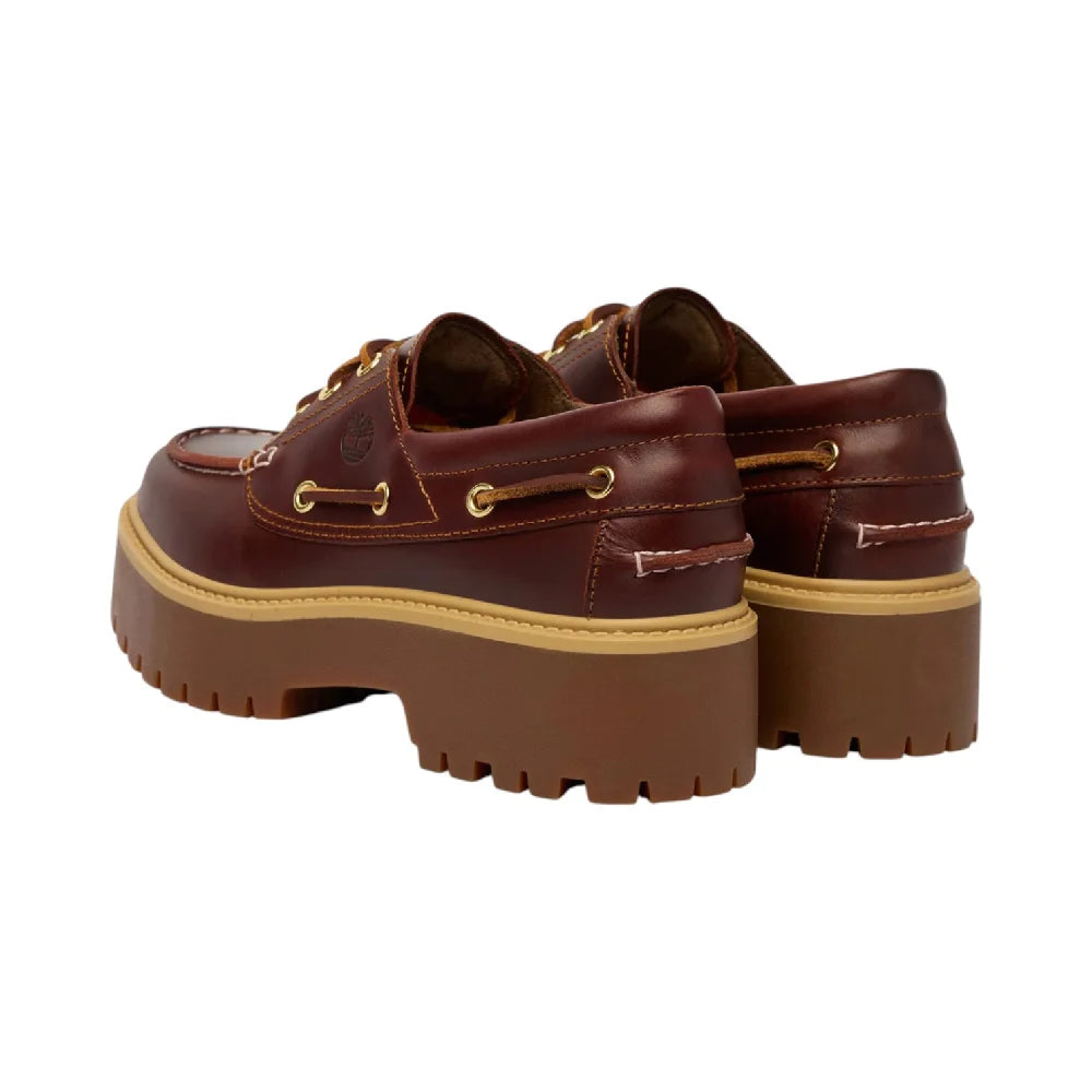TIMBERLAND Chunky Loafers Stone Street Shoes Brown TB0A2QDMD571