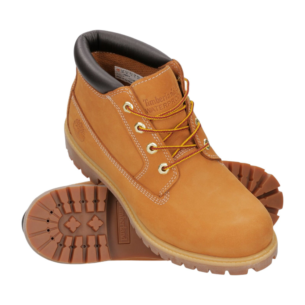 TIMBERLAND Premium Mid Lace Up Waterproof Chukka Boots Beige TB1230612311