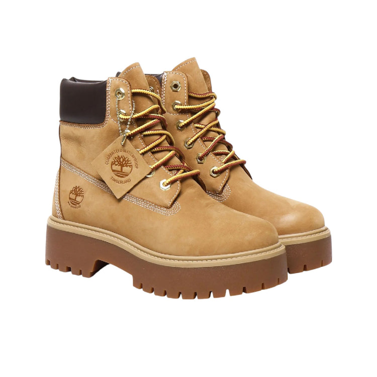 TIMBERLAND Stone Street 6 Inch Lace Up Waterproof Boots Beige TB1A5RJD2311