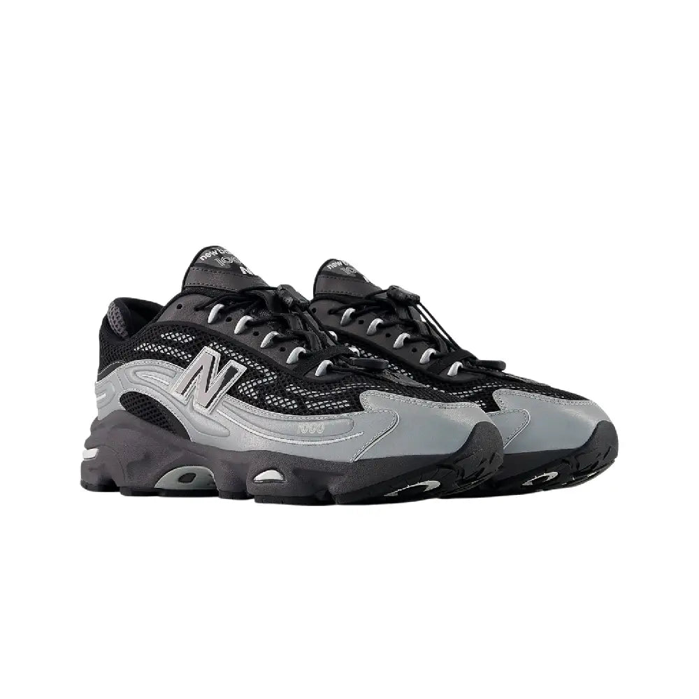 NEW BALANCE 1000G Silver Metallic Black Sneakers U1000432