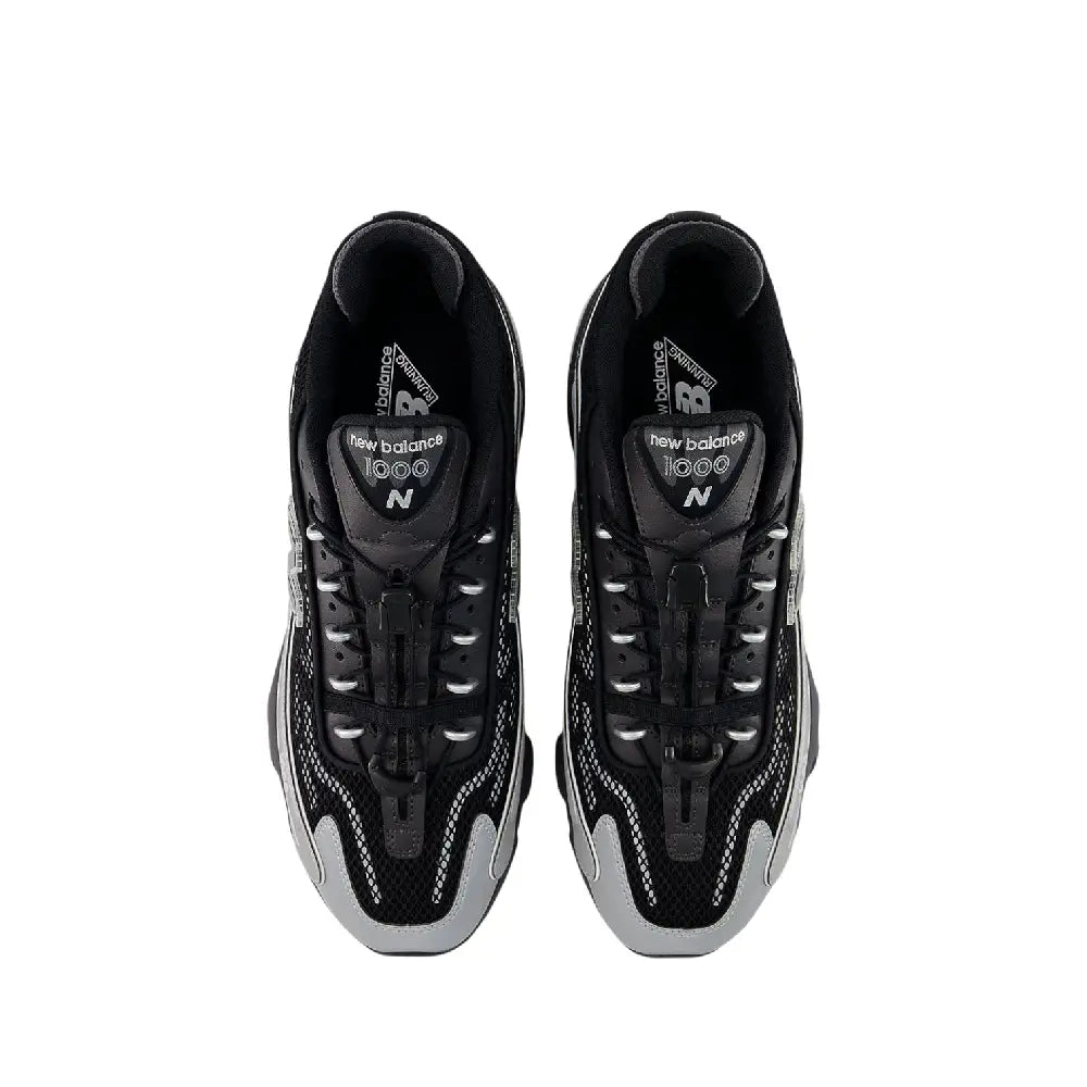 NEW BALANCE 1000G Silver Metallic Black Sneakers U1000432