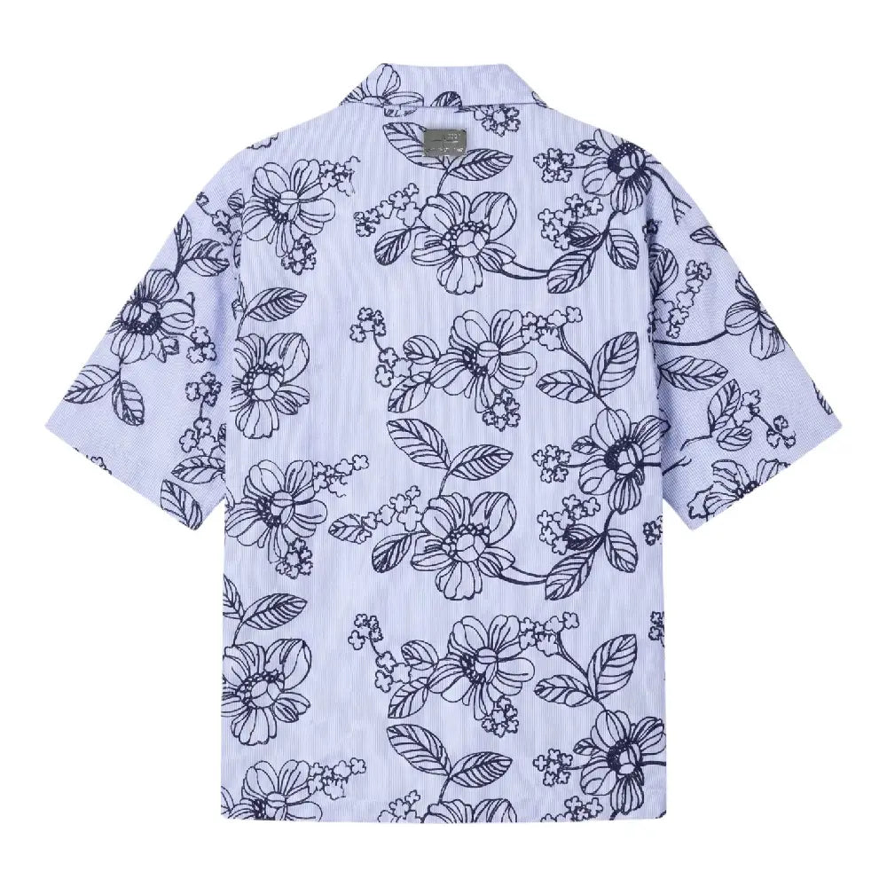 PXP - PROJECT X PARIS Street Blomm Shirt Blue U2611102-BL