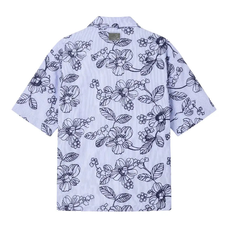 PXP - PROJECT X PARIS Street Blomm Shirt Blue U2611102-BL