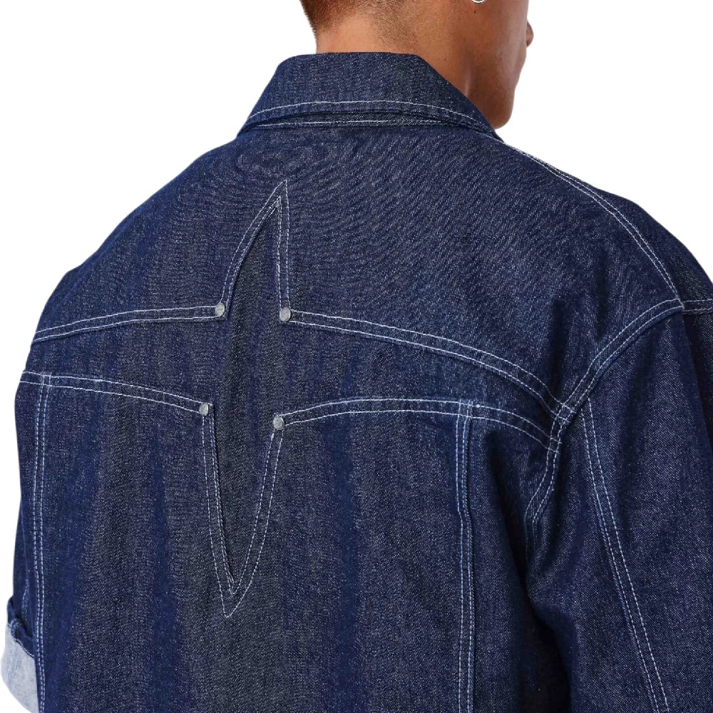 PXP - PROJECT X PARIS Idea Short Denim Jacket Dark Blue U2693103-BK