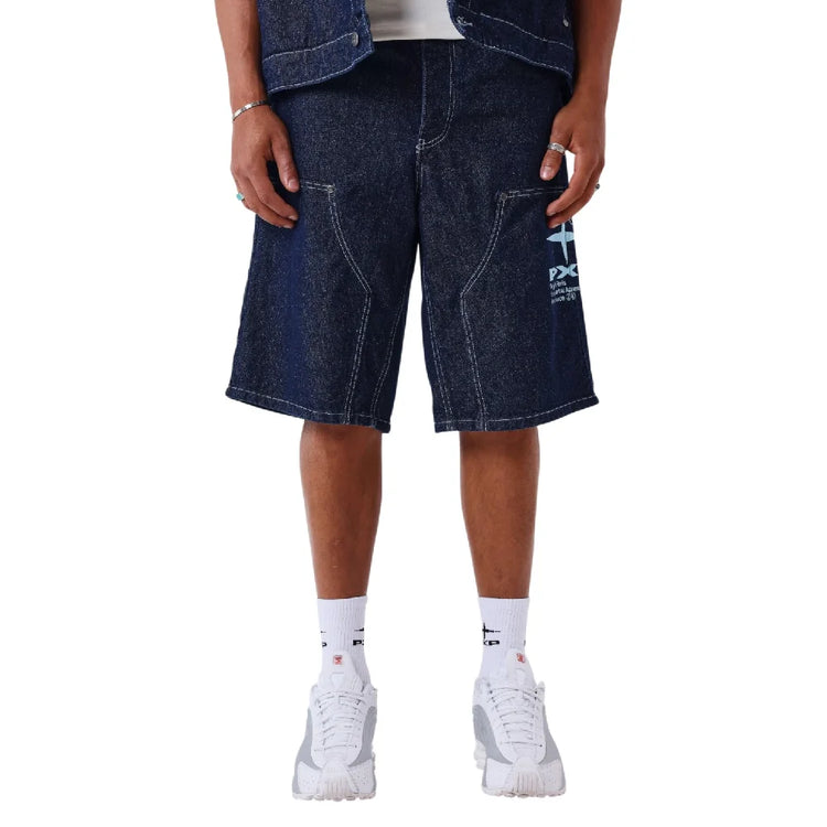 PXP - PROJECT X PARIS Idea Denim Short Dark Blue U2694103-BK