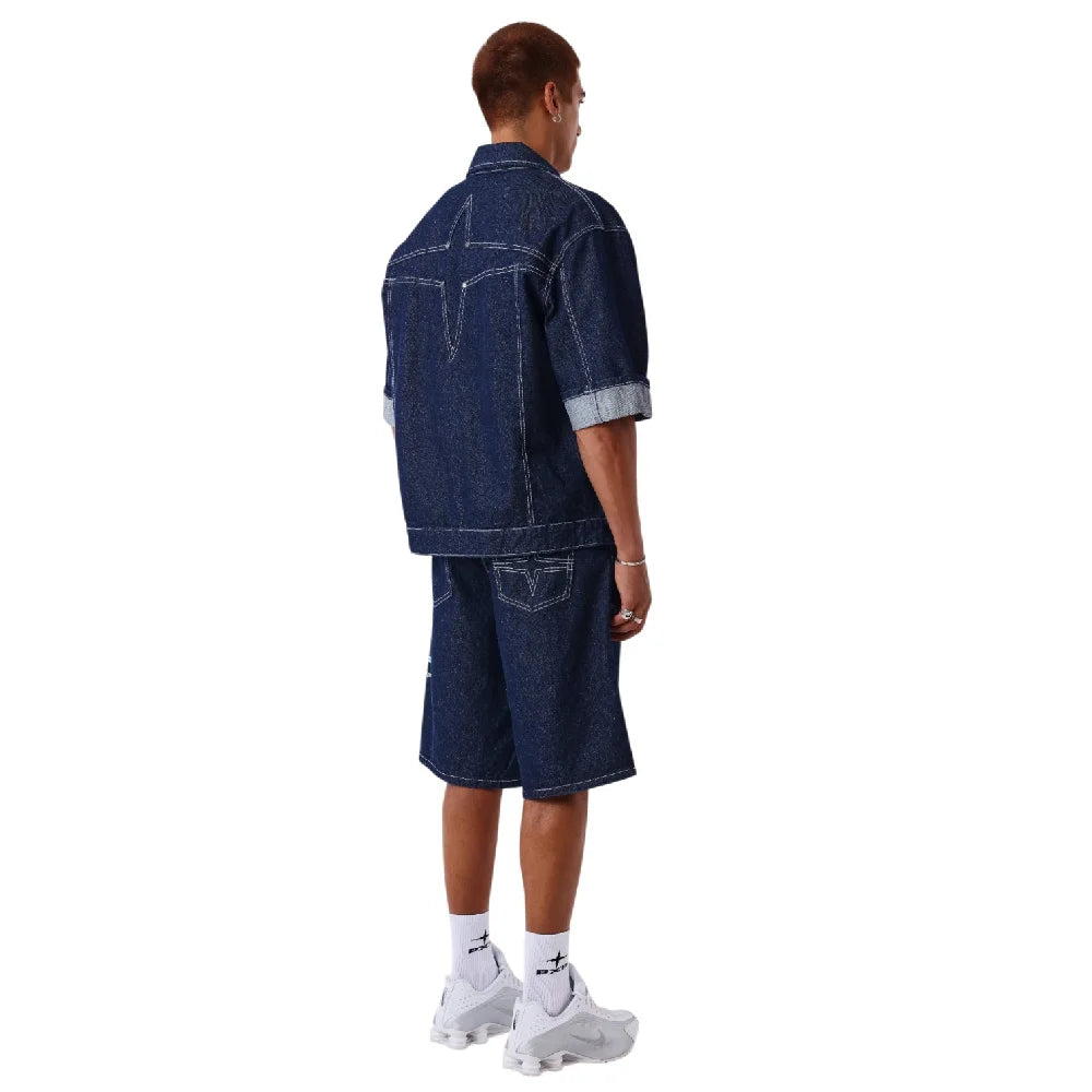 PXP - PROJECT X PARIS Idea Denim Short Dark Blue U2694103-BK