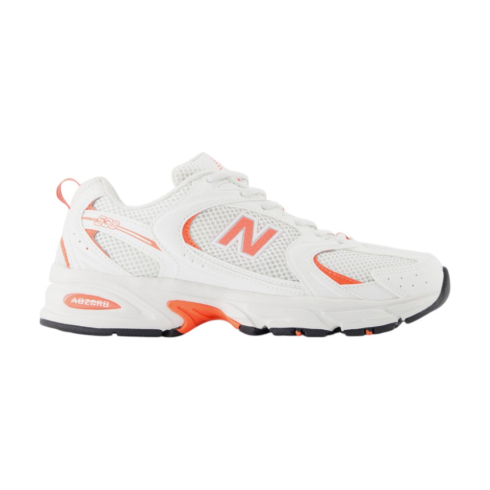 NEW BALANCE 530 White Orange Sneakers U530CSG