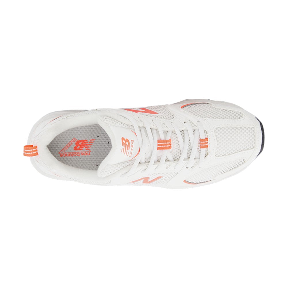 NEW BALANCE 530 White Orange Sneakers U530CSG
