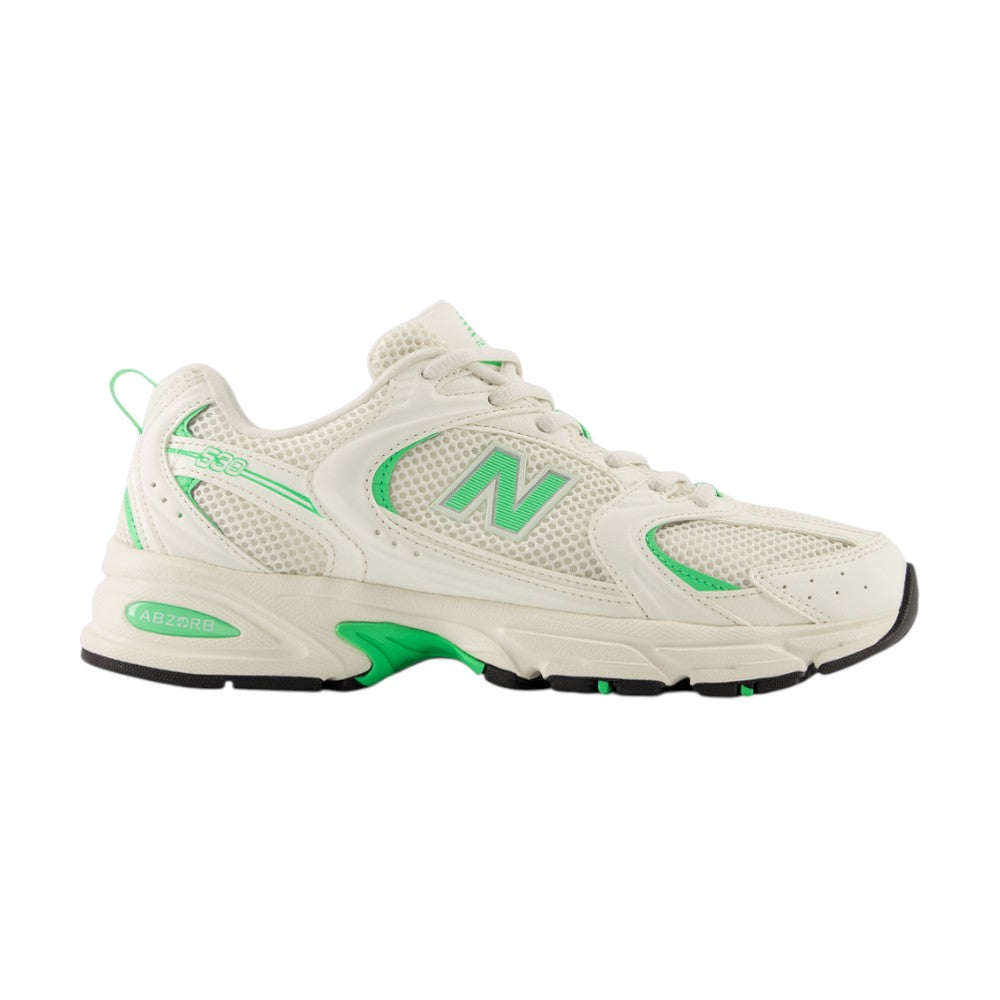 NEW BALANCE 530 White Green Sneakers U530CSI