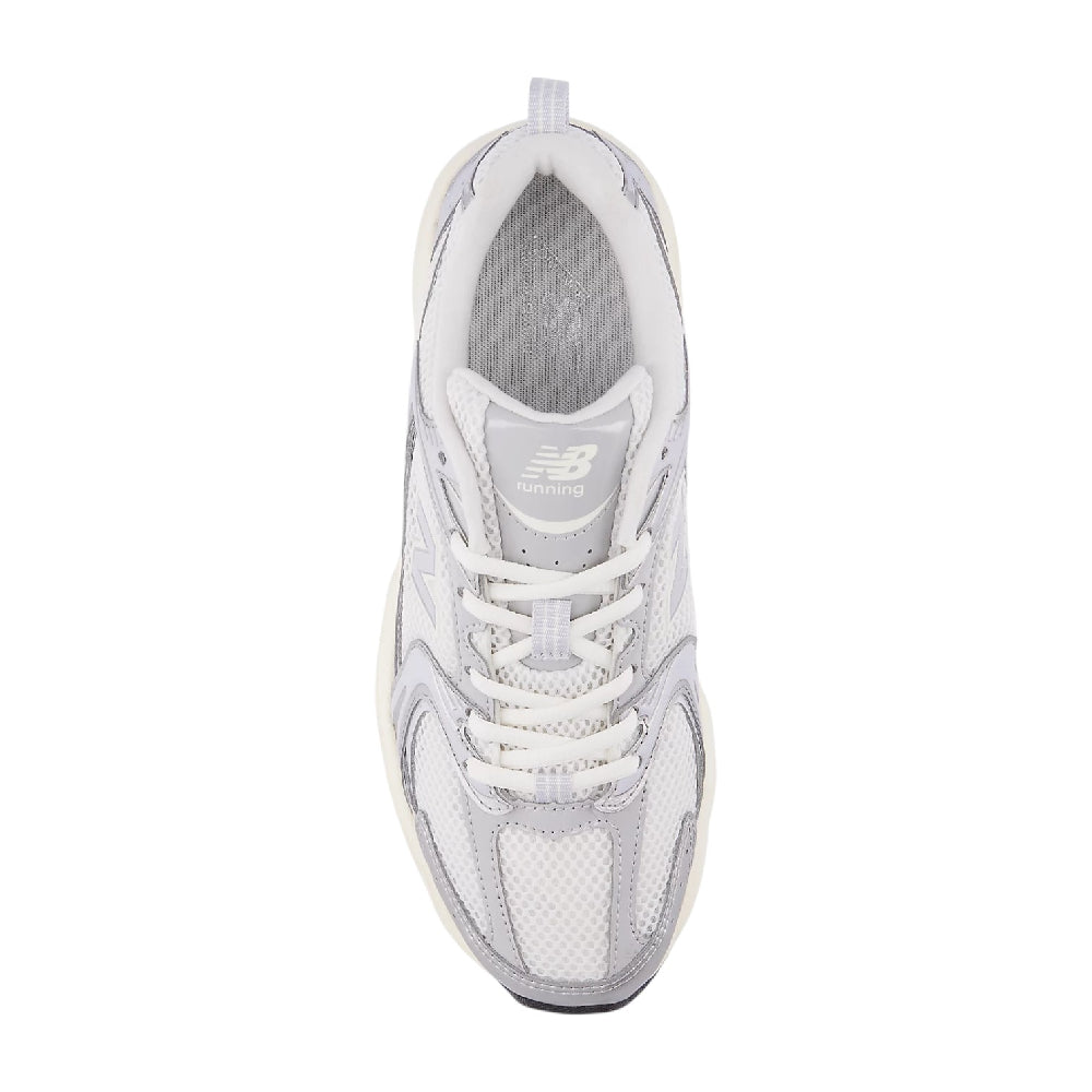 NEW BALANCE 530 Silver Metallic White Sneakers U530SEA
