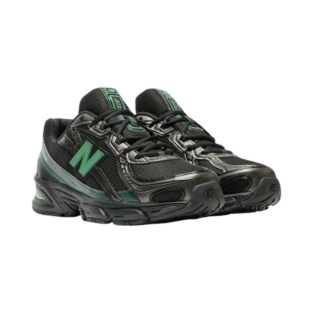 NEW BALANCE 740 Black Nordic Green Sneakers U7407T3