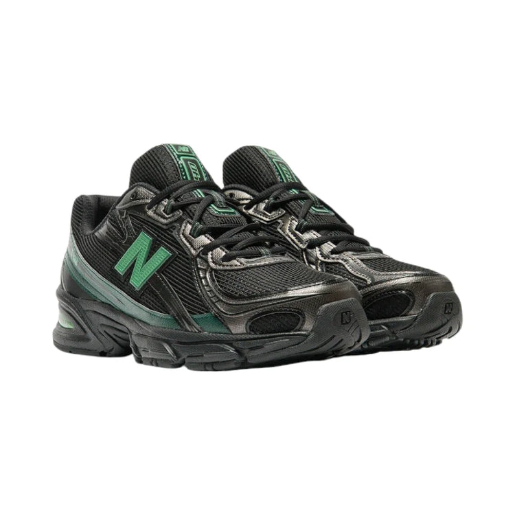 NEW BALANCE 740 Black Nordic Green Sneakers U7407T3
