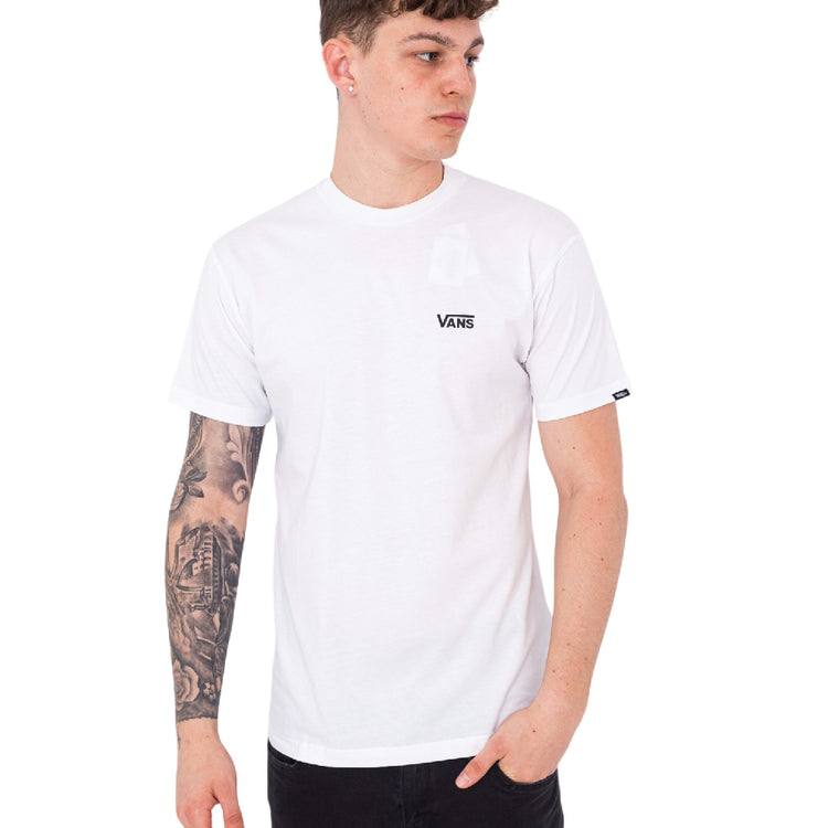 VANS Left Chest Logo T-Shirt White VN0A54TFYB21