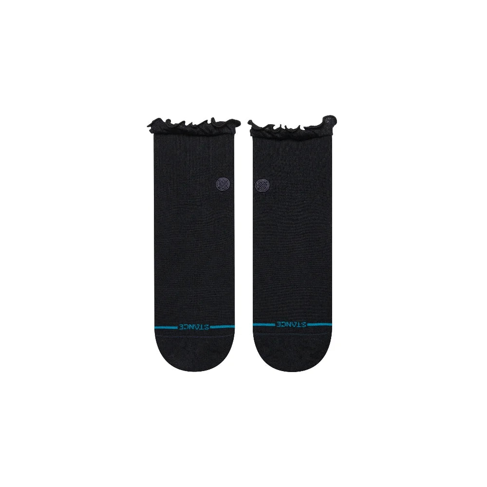 STANCE Ruffle Icon Quarter Socks Black W345BD25RU-BLK