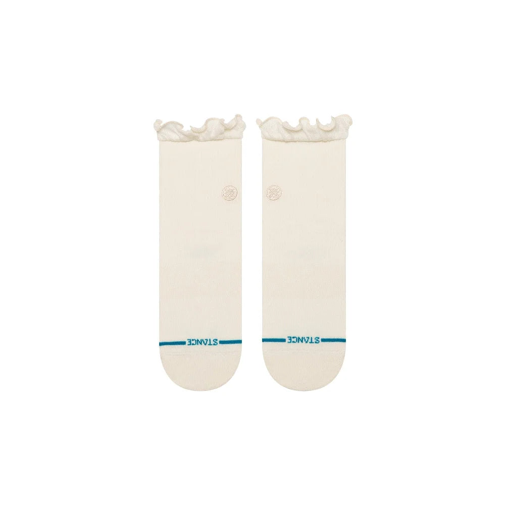 STANCE Ruffle Icon Quarter Socks White W345BD25RU-IVO