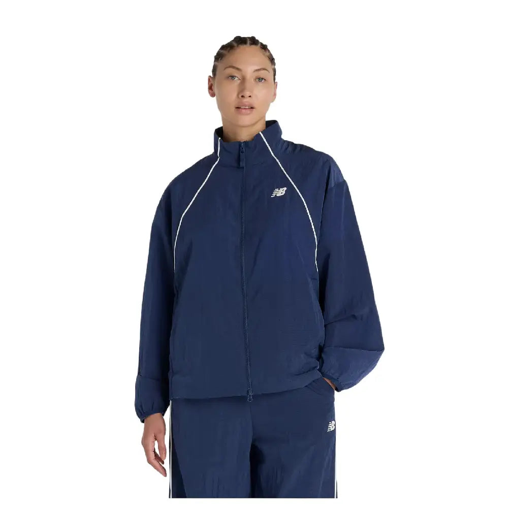 NEW BALANCE Sport Legacy Woman Jacket Blue WJ6113KSNNY