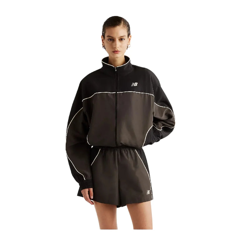 NEW BALANCE Trackside Woven Jacket Black WJ6279FYBLK