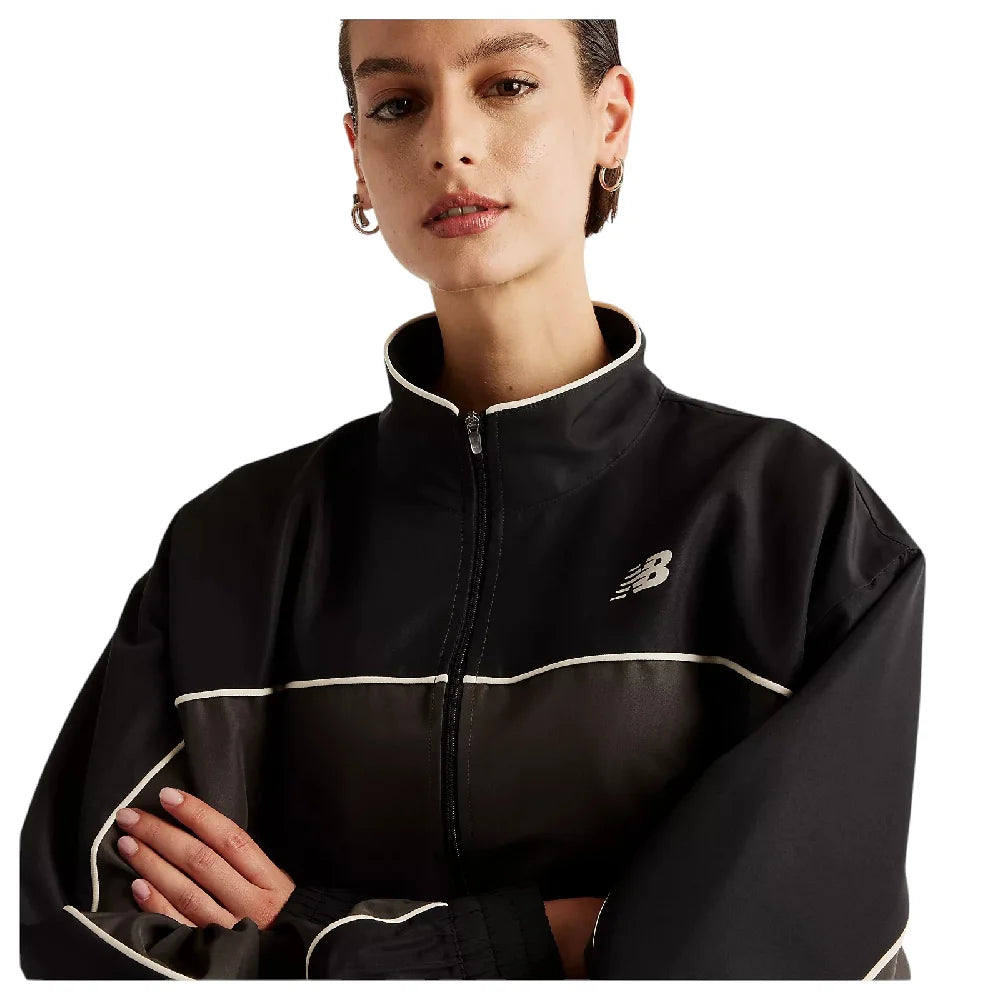 NEW BALANCE Trackside Woven Jacket Black WJ6279FYBLK